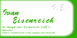 ivan eisenreich business card